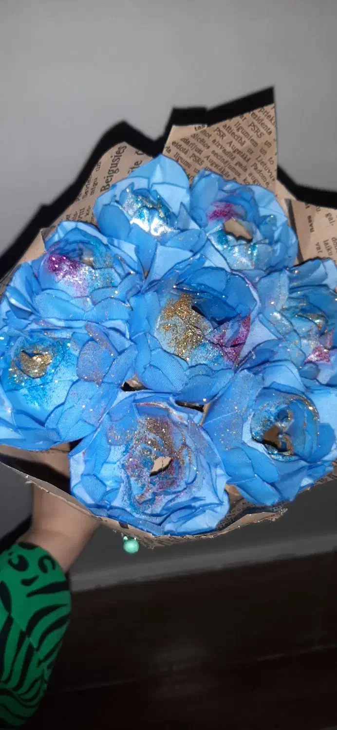 دسته گل ربانی|گل مصنوعی|پیشوا, |دیوار