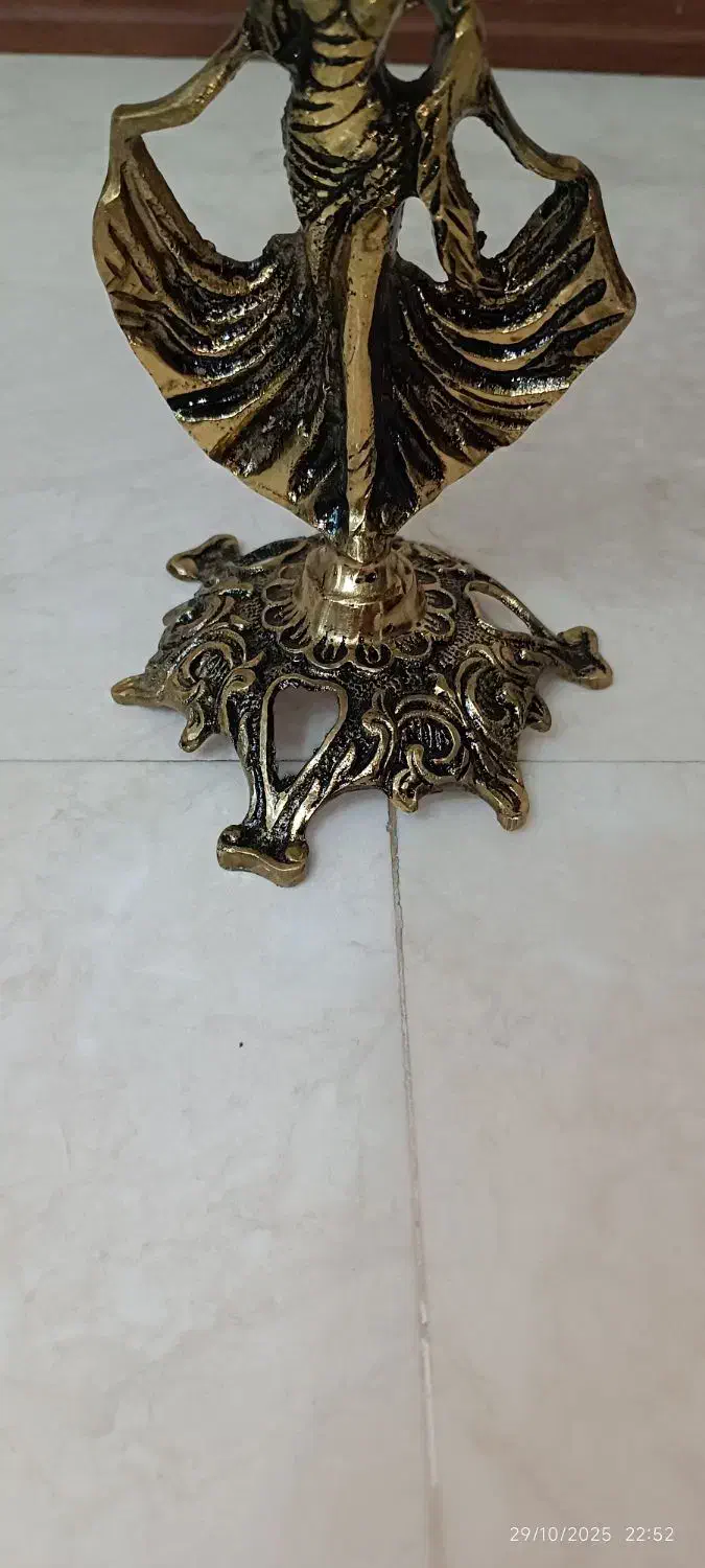 میوه خوری برنزی سایز بزرگ بشقاب|ظروف سرو و پذیرایی|تهران, خاک سفید|دیوار