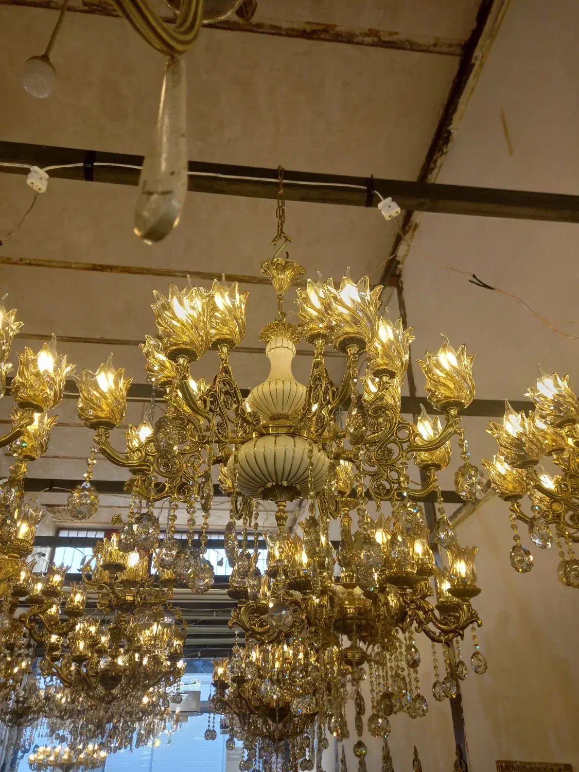 لوستر مدل پرنس لاکچری ۱۱۸۳|لوستر و چراغ آویز|ساوه, |دیوار