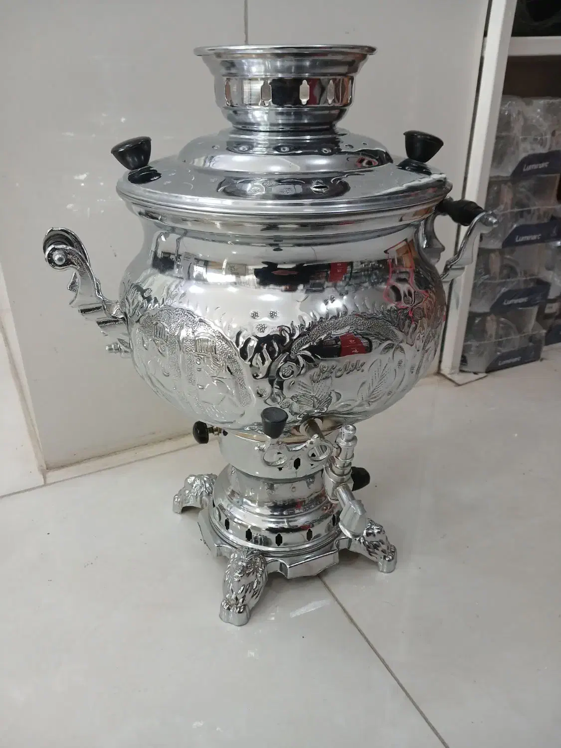 سماور گازی ۱۰ لیتری|سماور، چای‌ساز، قهوه‌ساز|سقز, |دیوار