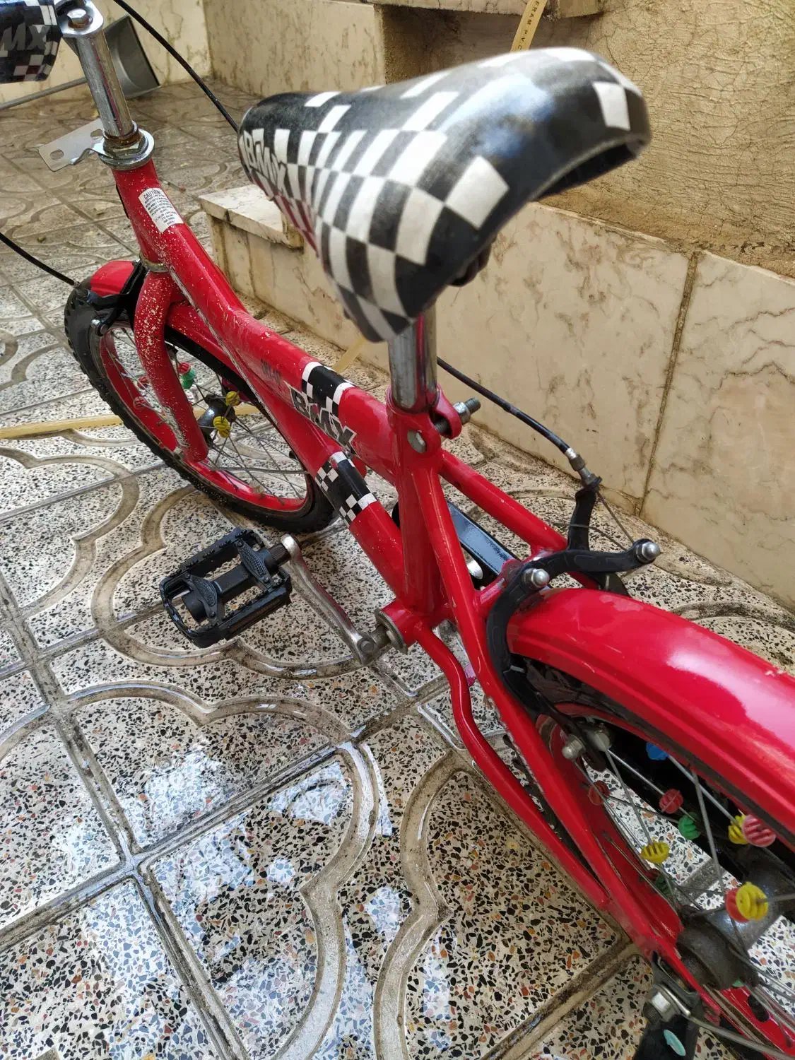 دوچرخه bmx سایز ۱۶ قرمز|دوچرخه، اسکیت، اسکوتر|اندیشه, اندیشه فاز ۳|دیوار