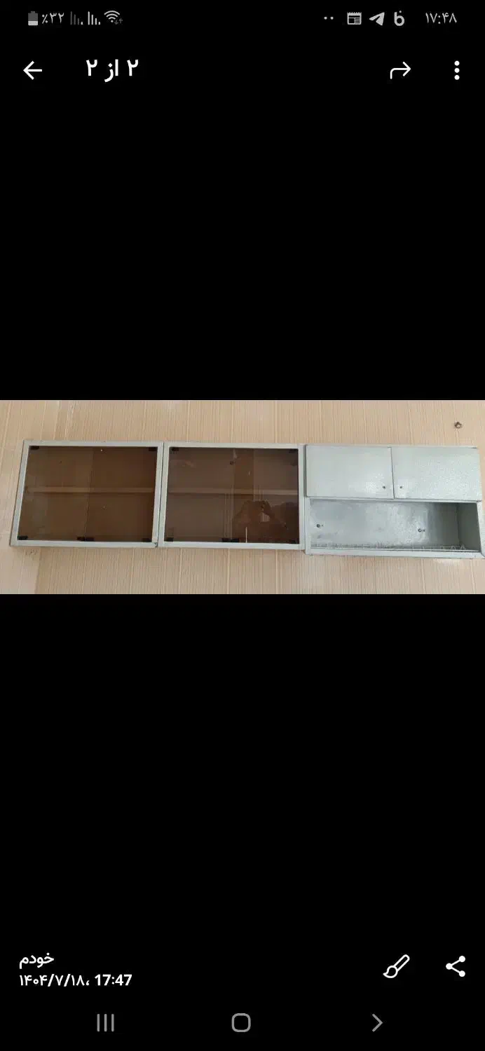 سه عدد کابینت گالوانیزه دیواری تمیز|مصالح و تجهیزات ساختمان|گیلان غرب, |دیوار