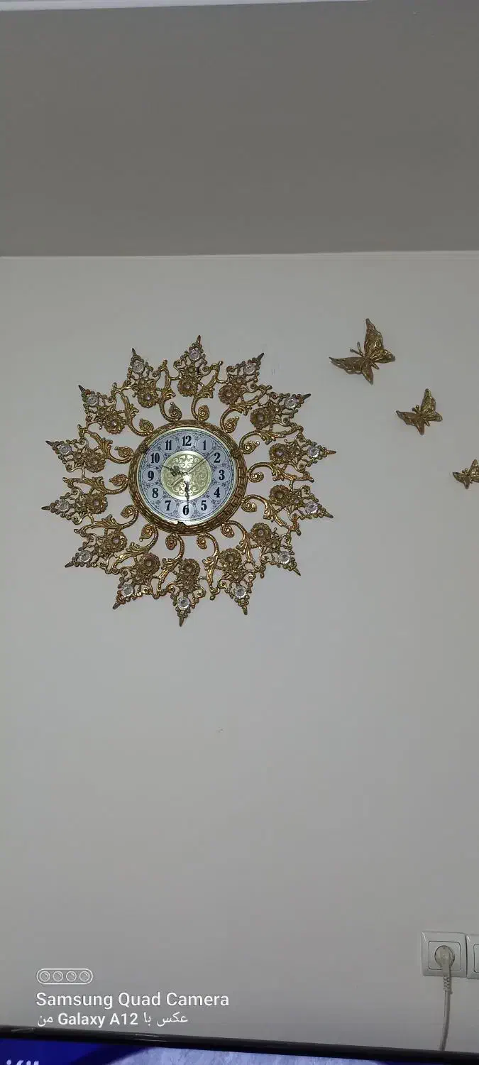 ساعت برنجی سایز بزرگ|ساعت دیواری و تزئینی|شهریار, شهرک امیریه|دیوار