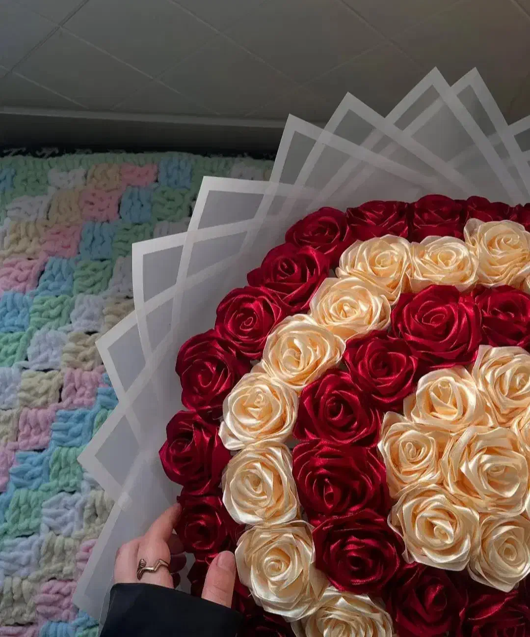 گل روبانی وباکس|گل مصنوعی|اهواز, کمپلو جنوبی|دیوار