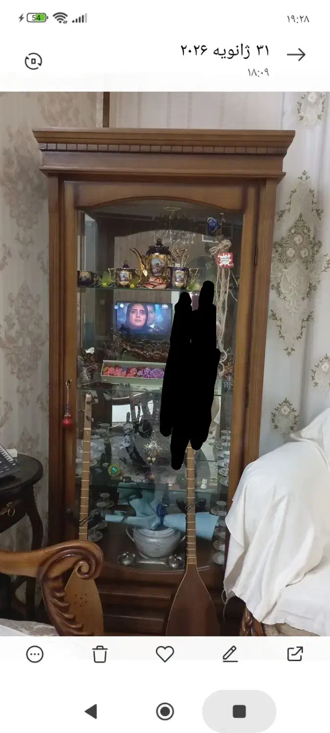 بوفه|بوفه، ویترین، کنسول|خوش‌رودپی, |دیوار