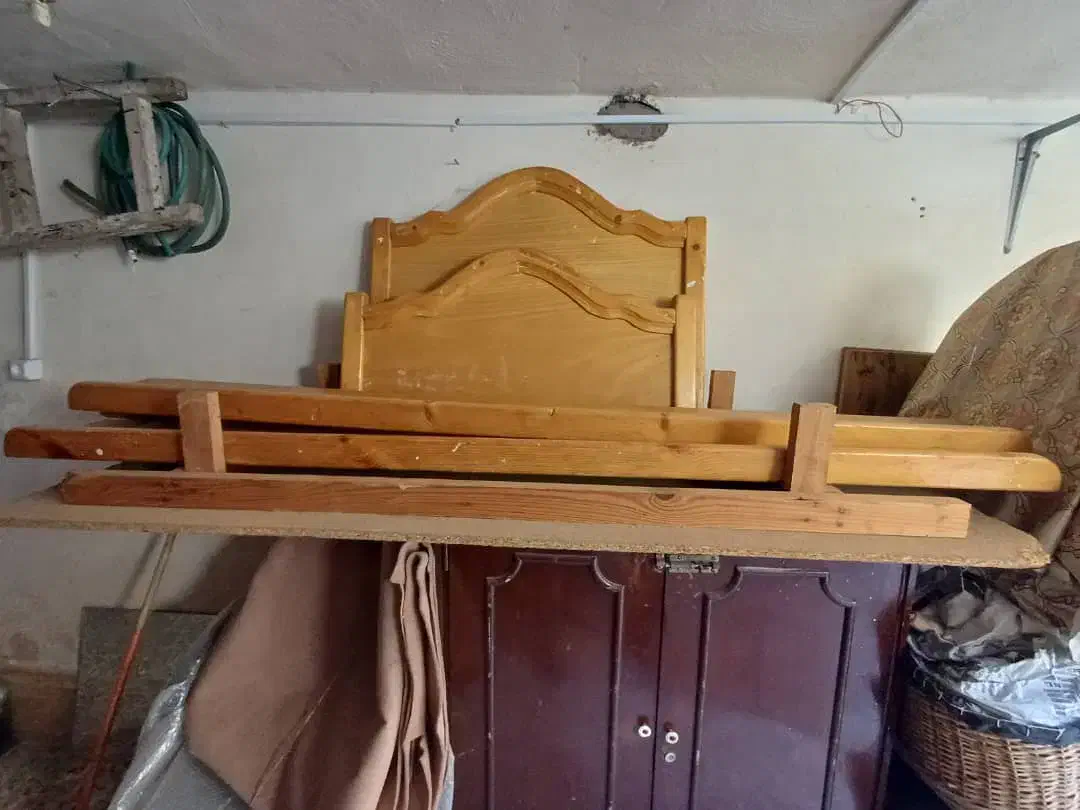 تخت یک نفره با تشک|تخت و سرویس خواب|رشت, بلوار گیلان|دیوار