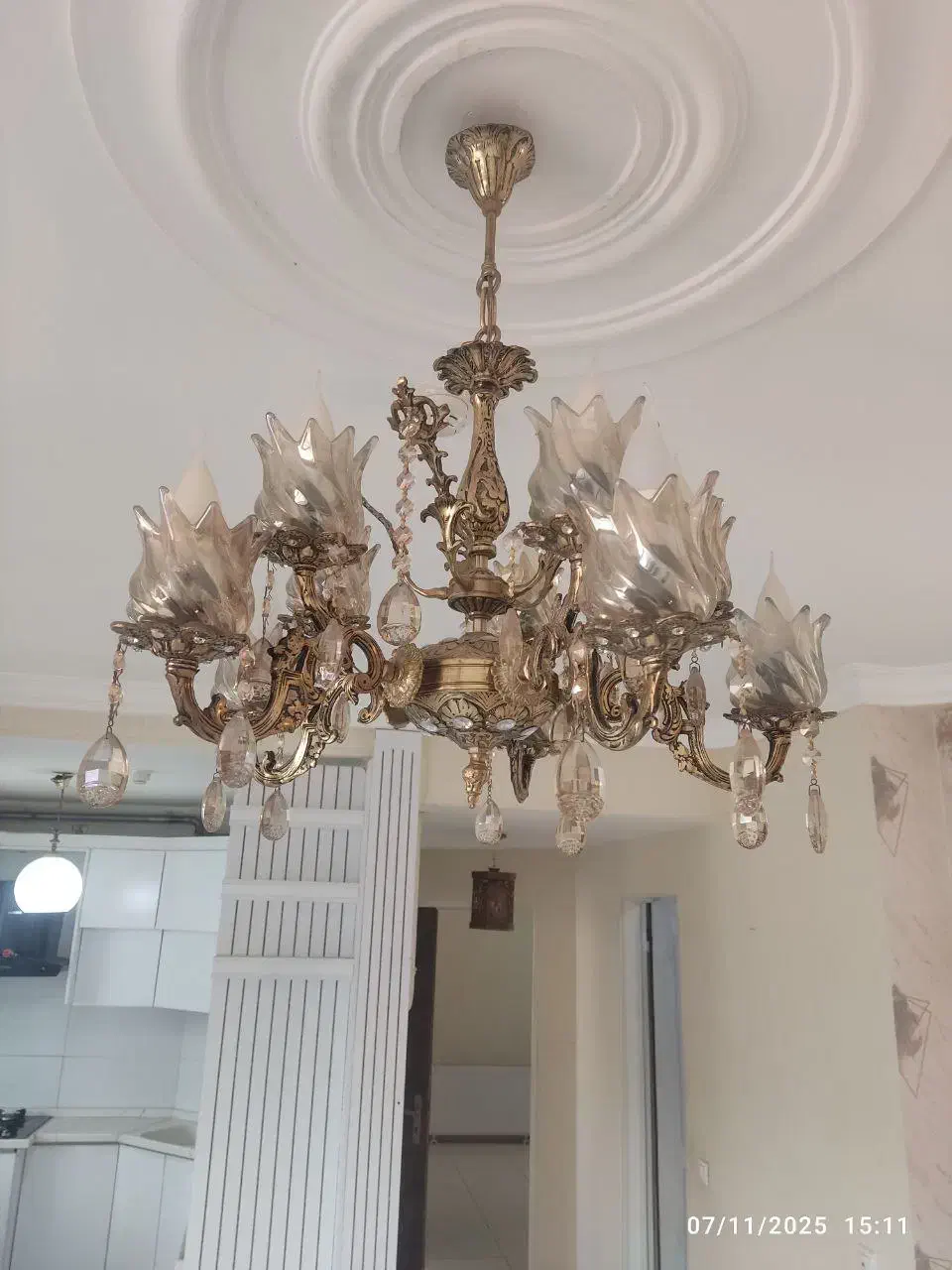 لوستر برنز|لوستر و چراغ آویز|ارومیه, |دیوار