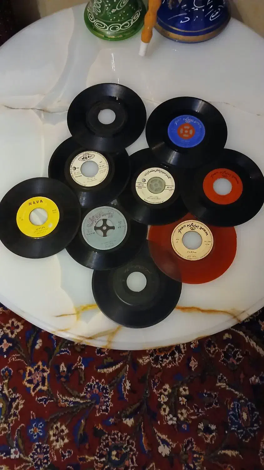 صفحهای  کوچک گرامافون ۹ عدد یکجا فروشی|فیلم و موسیقی|تهران, بریانک|دیوار