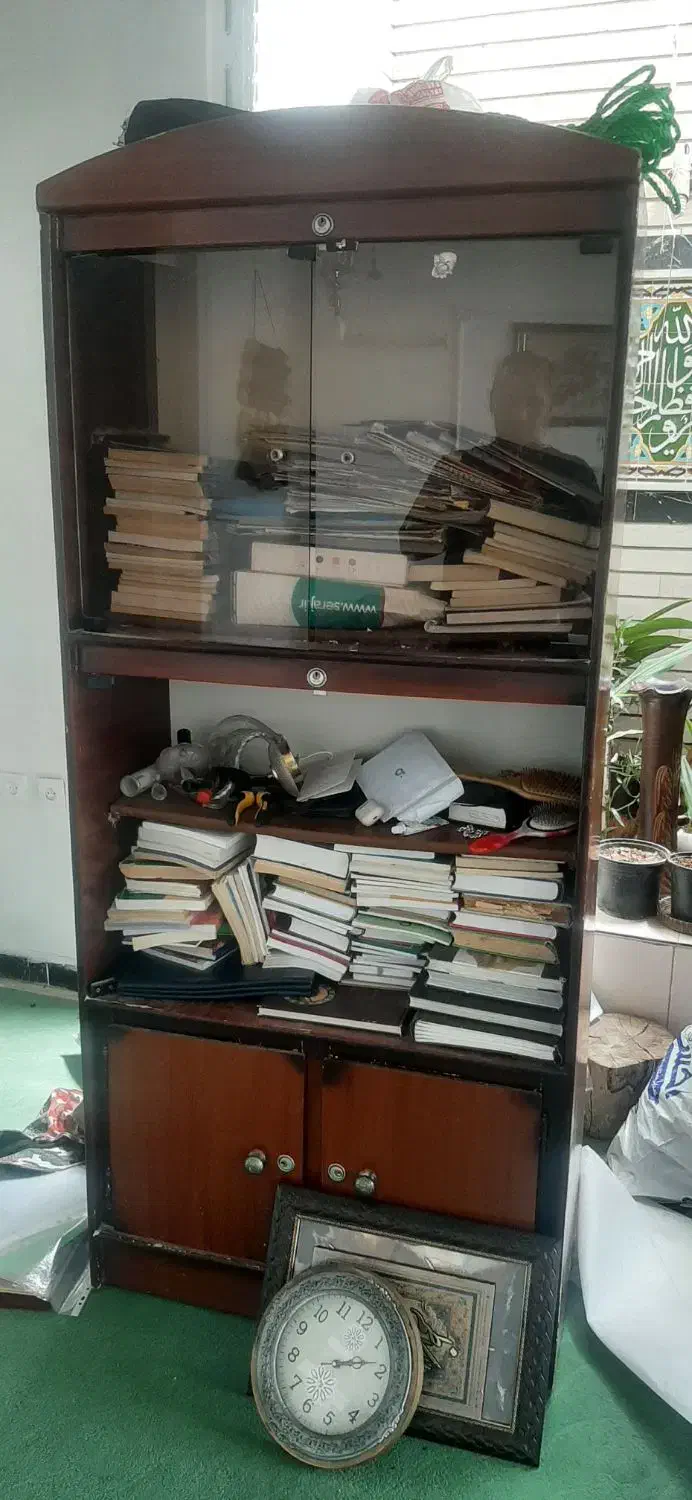 قفسه کتاب|کتابخانه، شلف، قفسه‌های دیواری|شیراز, پودنک|دیوار