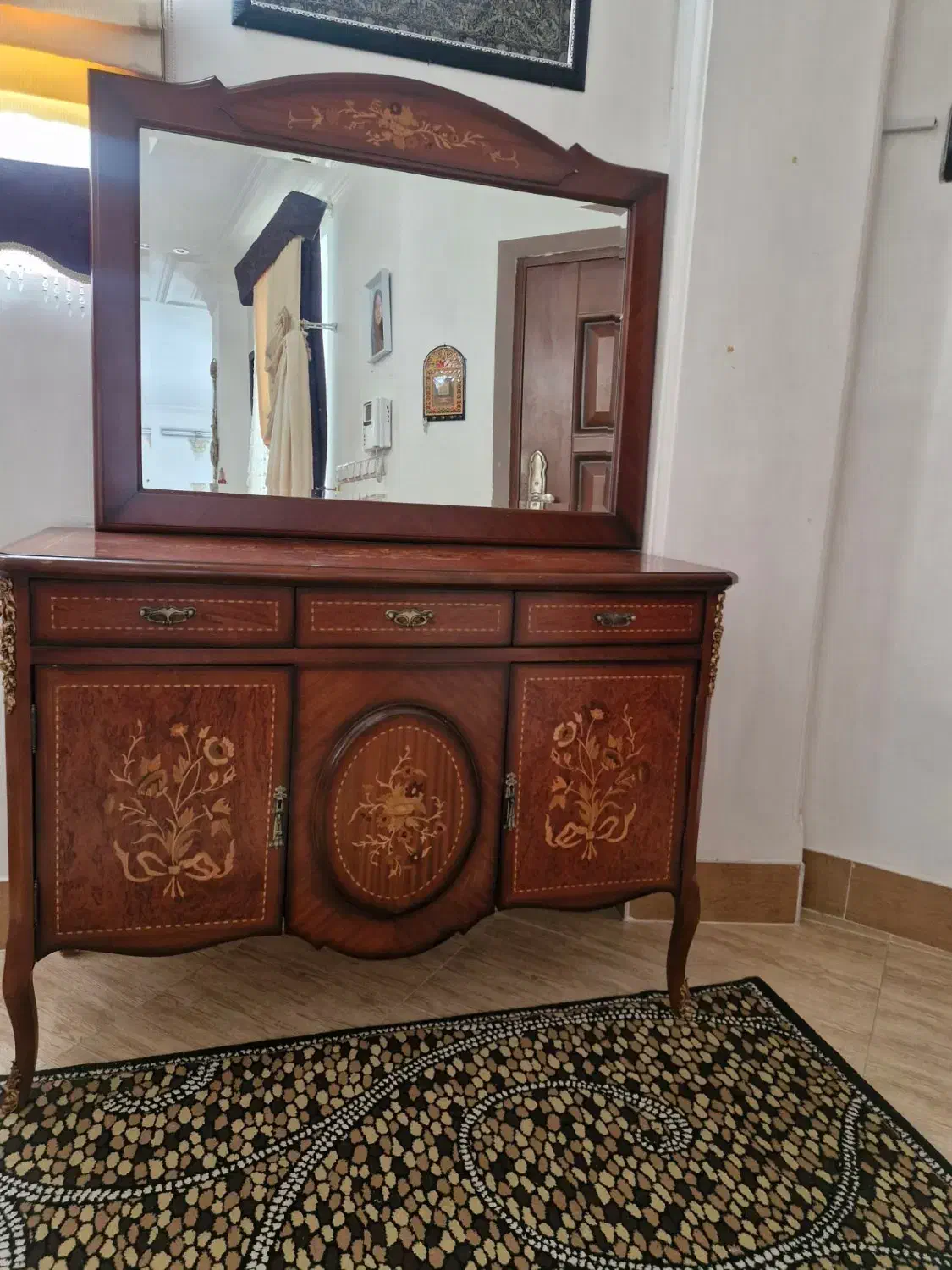 میز آینه کنسول|بوفه، ویترین، کنسول|شازند, |دیوار