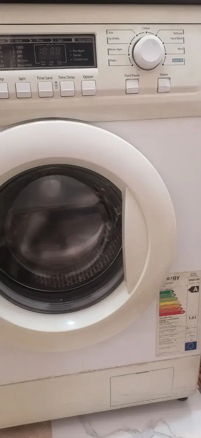 ماشین لباسشویی اسنوا درحد نو|ماشین لباسشویی و خشککن لباس|کرمان, |دیوار