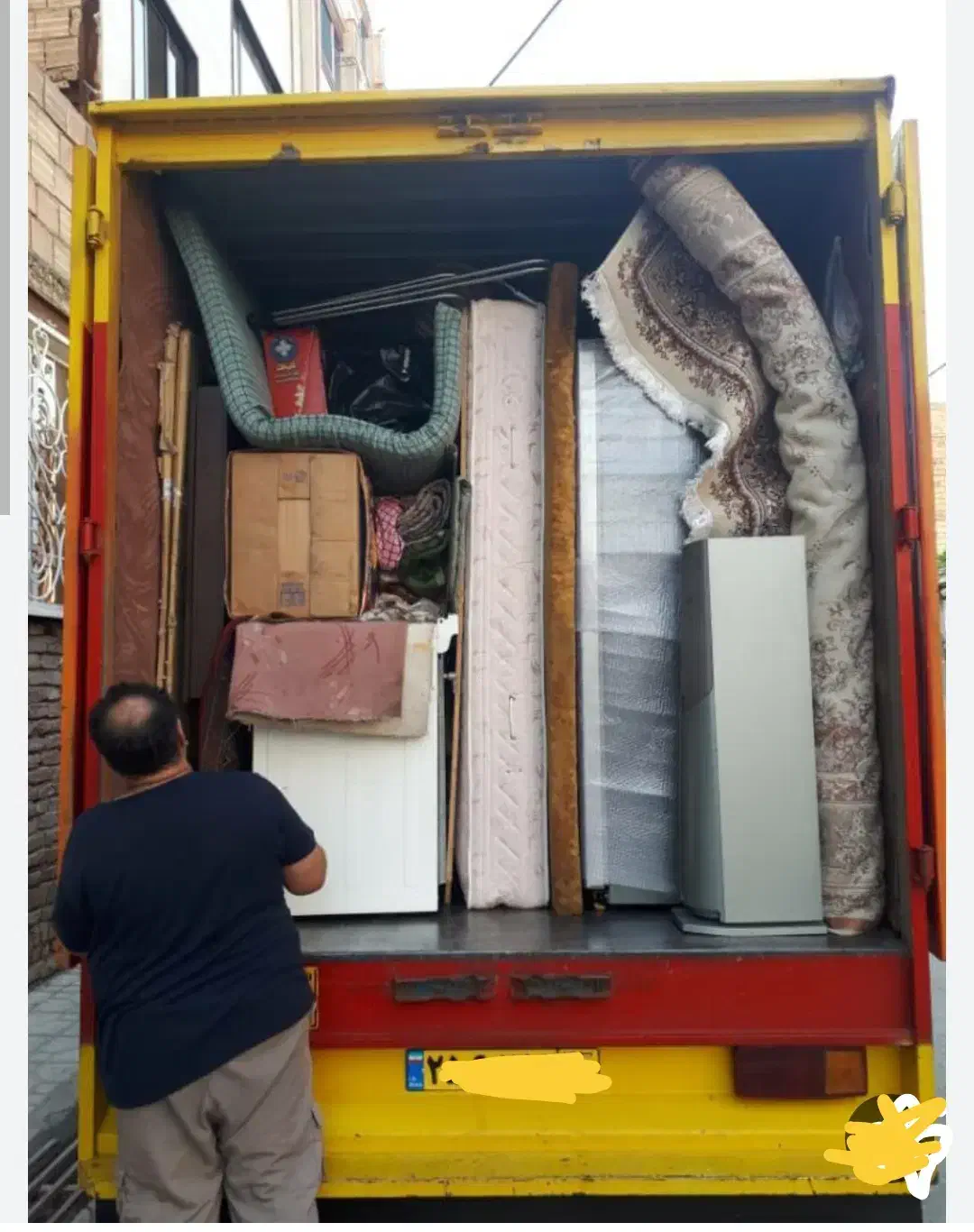 باربری ماشینهای ۹ متری با ۲۰۰ عدد پتو|خدمات حمل و نقل|یزد, |دیوار