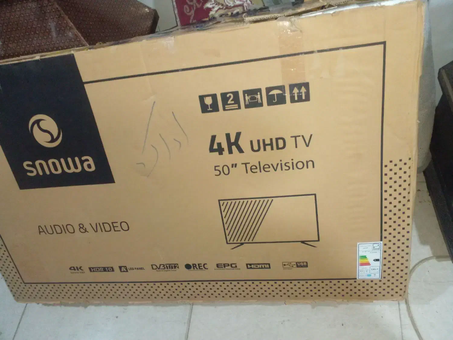 تلویزیون اسنوا ۵۰اینج 4K|تلویزیون و پروژکتور|کوهدشت, |دیوار