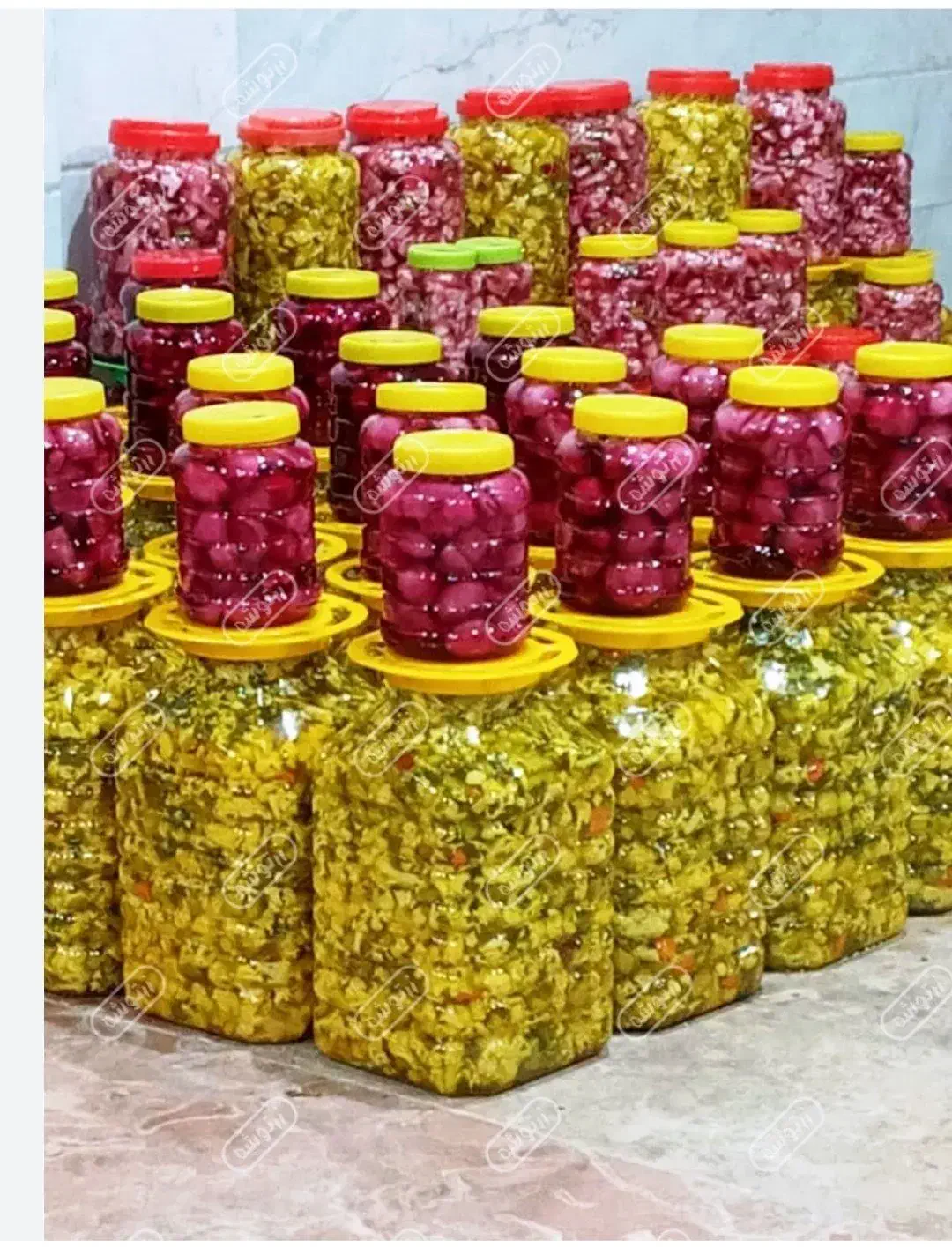 انواع ترشی کیلو 80کسی خواست سفارش بده|خوردنی و آشامیدنی|خواف, |دیوار