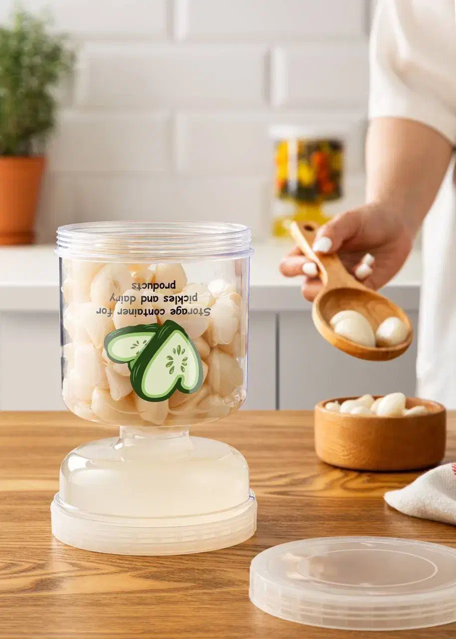 ظرف نگهداری ترشی و پنیر اکام اکرولیک|ظروف نگهدارنده، پلاستیکی، یک‌بارمصرف|سیرجان, |دیوار