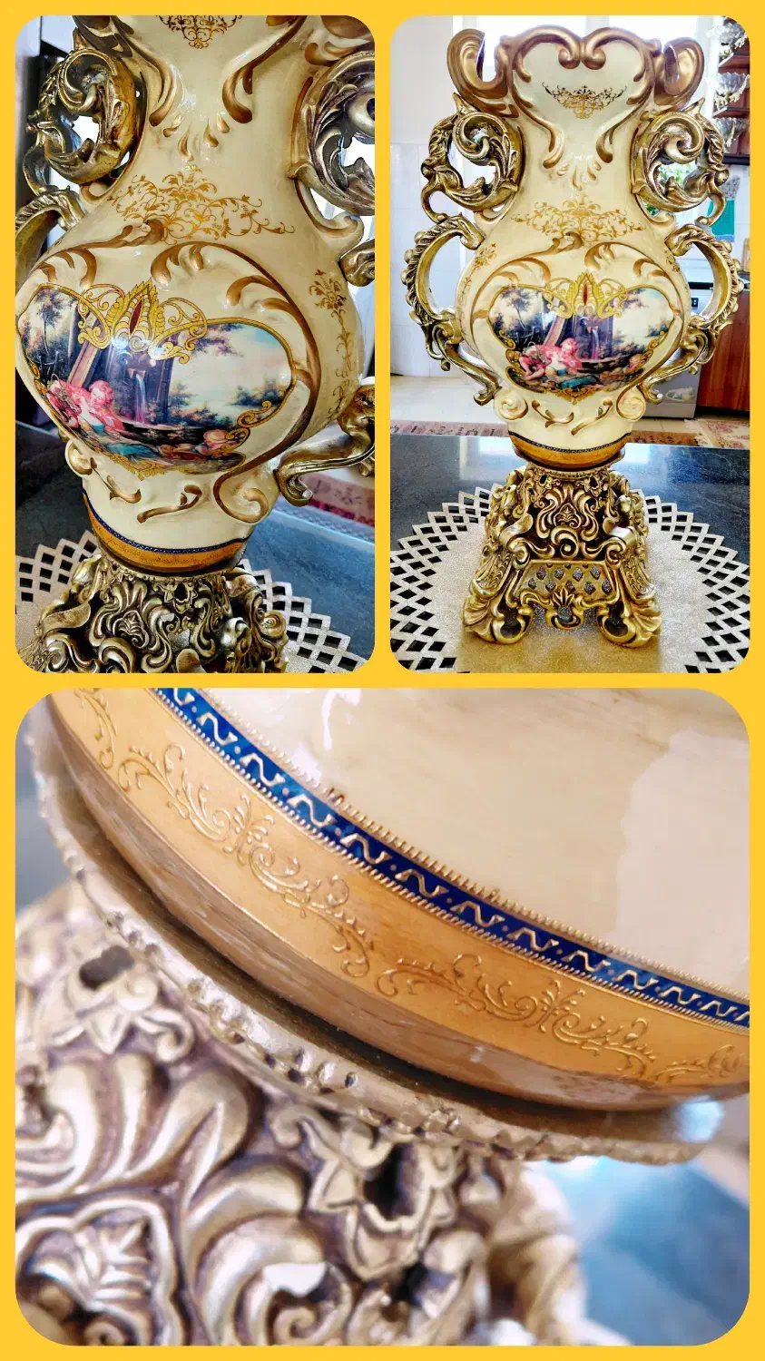 گلدان سلطنتی|صنایع دستی و سایر لوازم تزئینی|ماهنشان, |دیوار