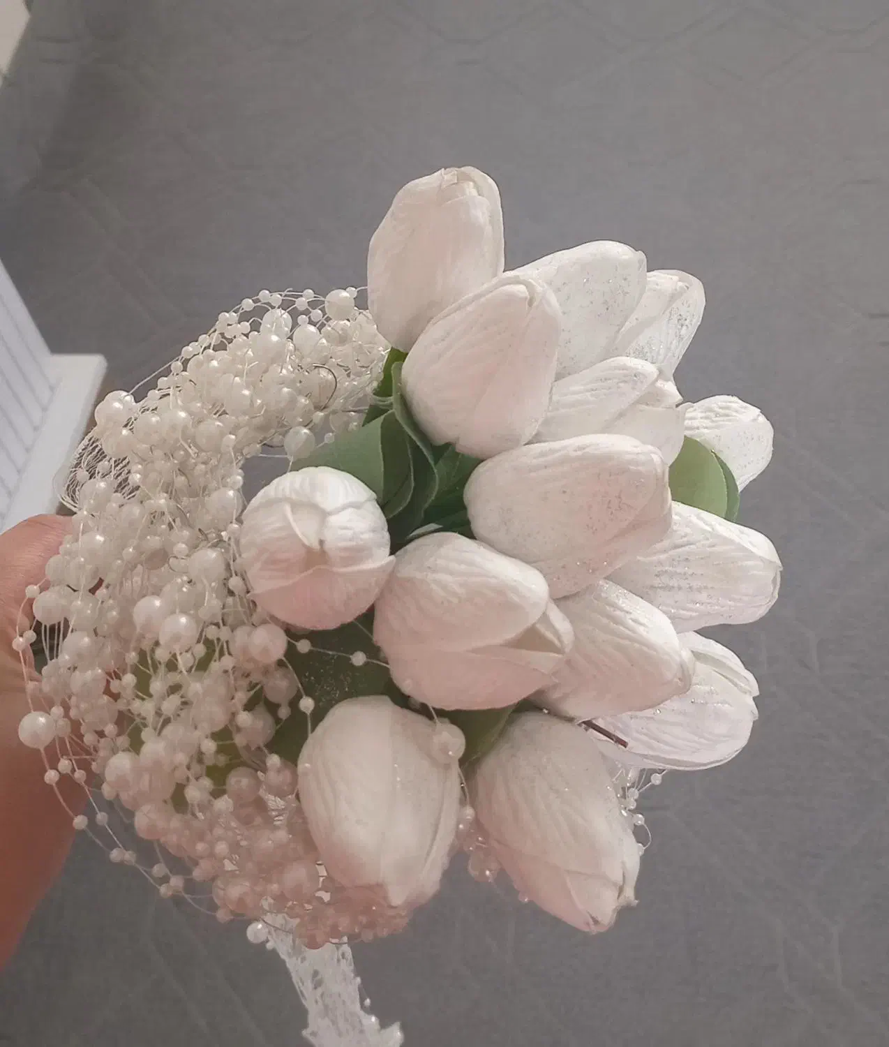 دسته گل ۲عدد|گل مصنوعی|قزوین, |دیوار