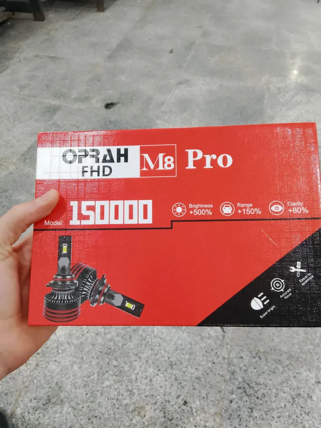 هدلایت OPRAH M8 Pro|لامپ و چراغ|بانه, |دیوار