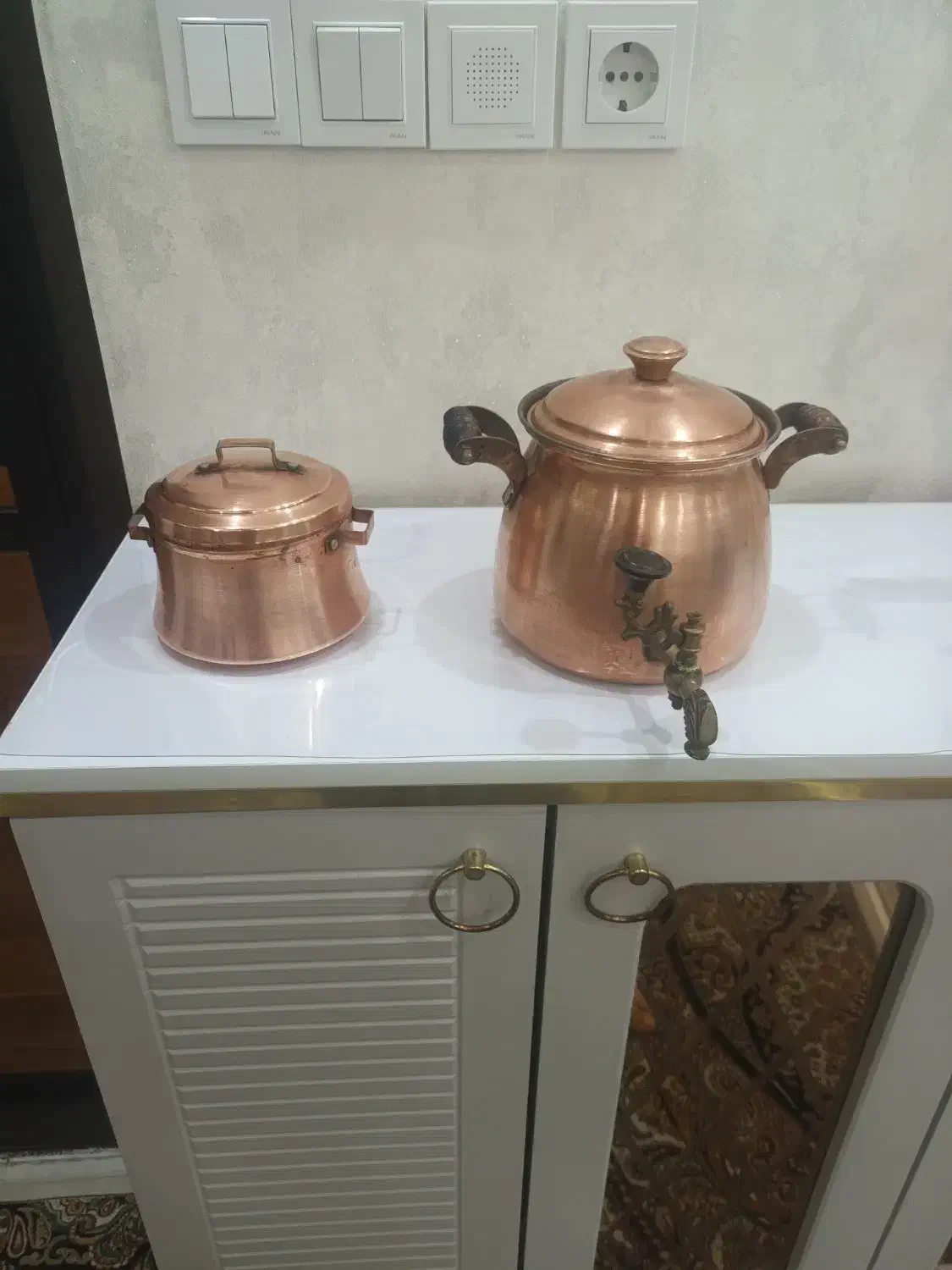 کتری مسی|قوری، کتری، قهوهساز دستی|اسلامشهر, شهرک سعیدیه|دیوار