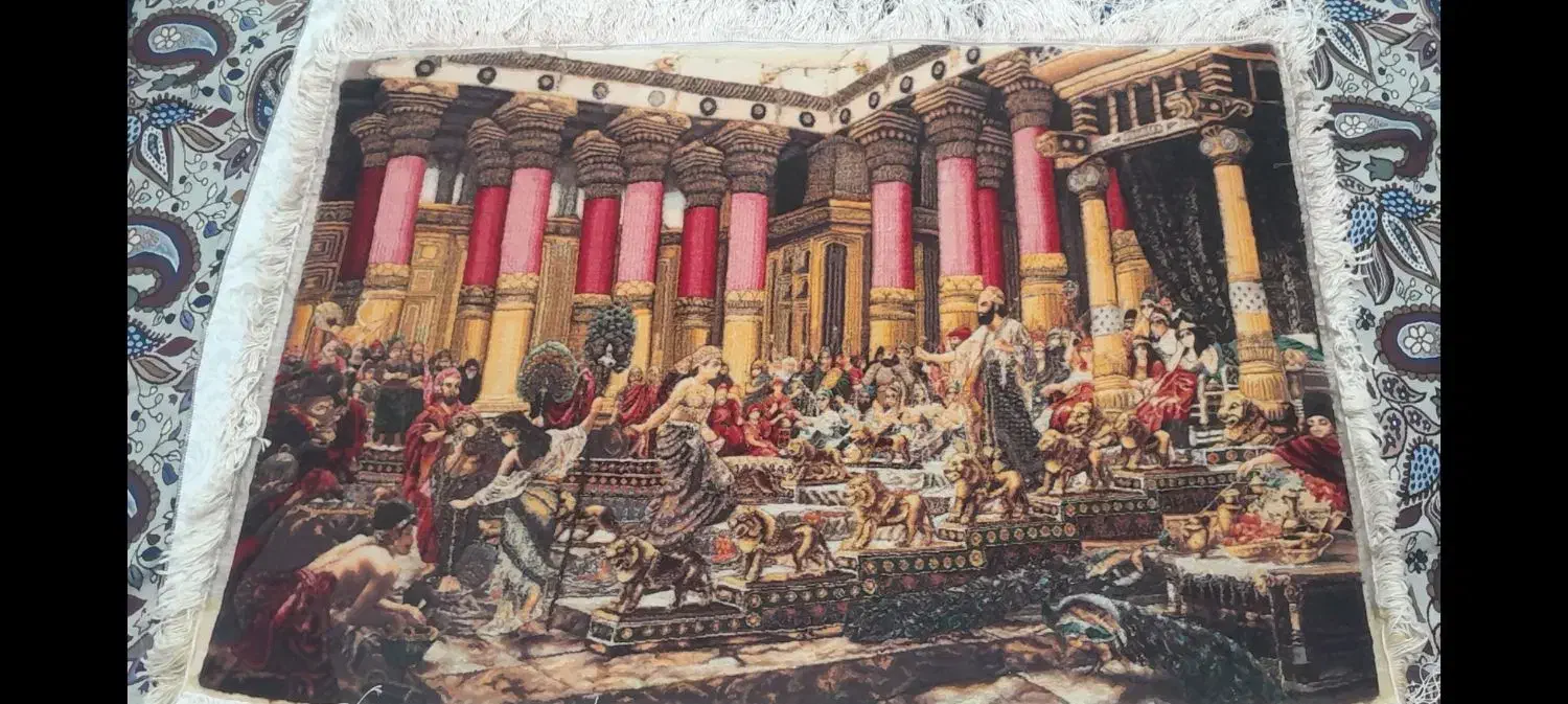 تابلوفرش دستباف|تابلو فرش|مبارکه, |دیوار