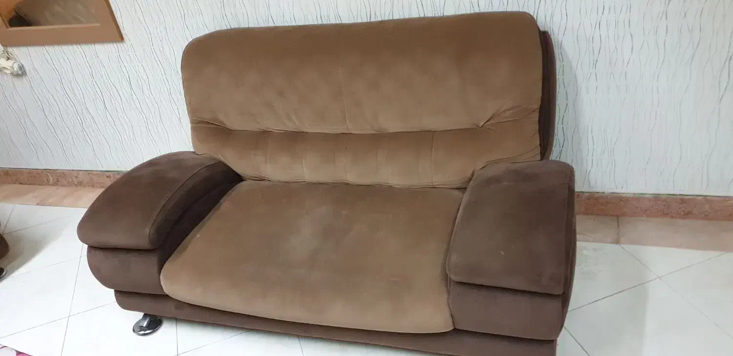 اثاثیه اضافی تخت فلزی+دو دست مبل ۷نفرمعاوضه باهرچی|مبلمان خانگی و میز عسلی|رشت, توشیبا|دیوار