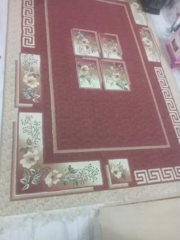 قالیچه زرشکی کرم|فرش|مشهد, هنرور|دیوار