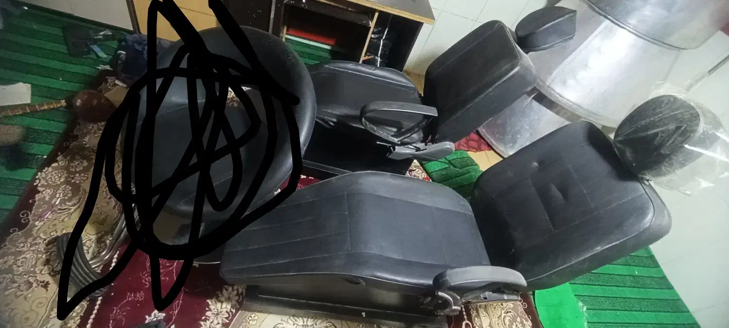 دو عدد صندلی تاشو سالم|صندلی و نیمکت|اهر, |دیوار