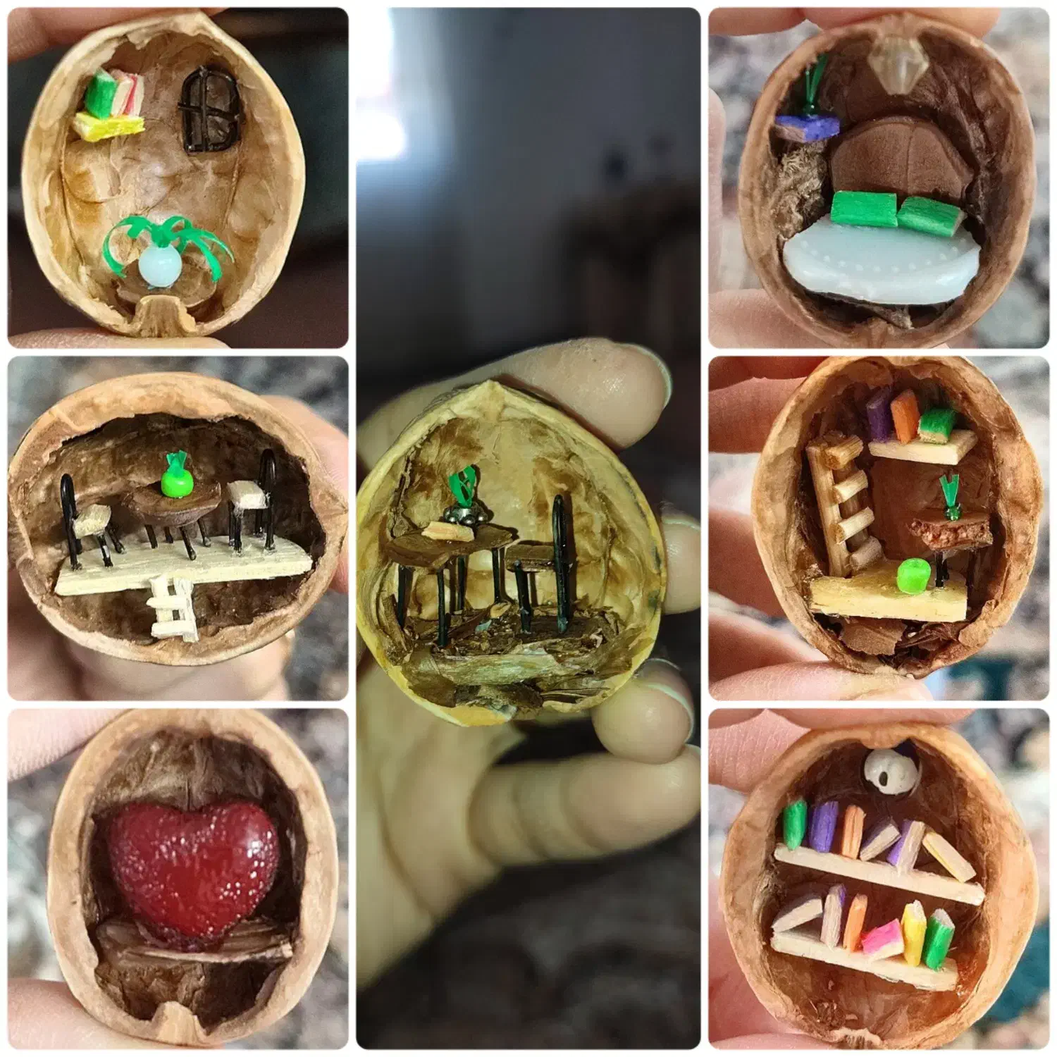 گردو مینیاتوری 80تومن|صنایع دستی و سایر لوازم تزئینی|آمل, |دیوار