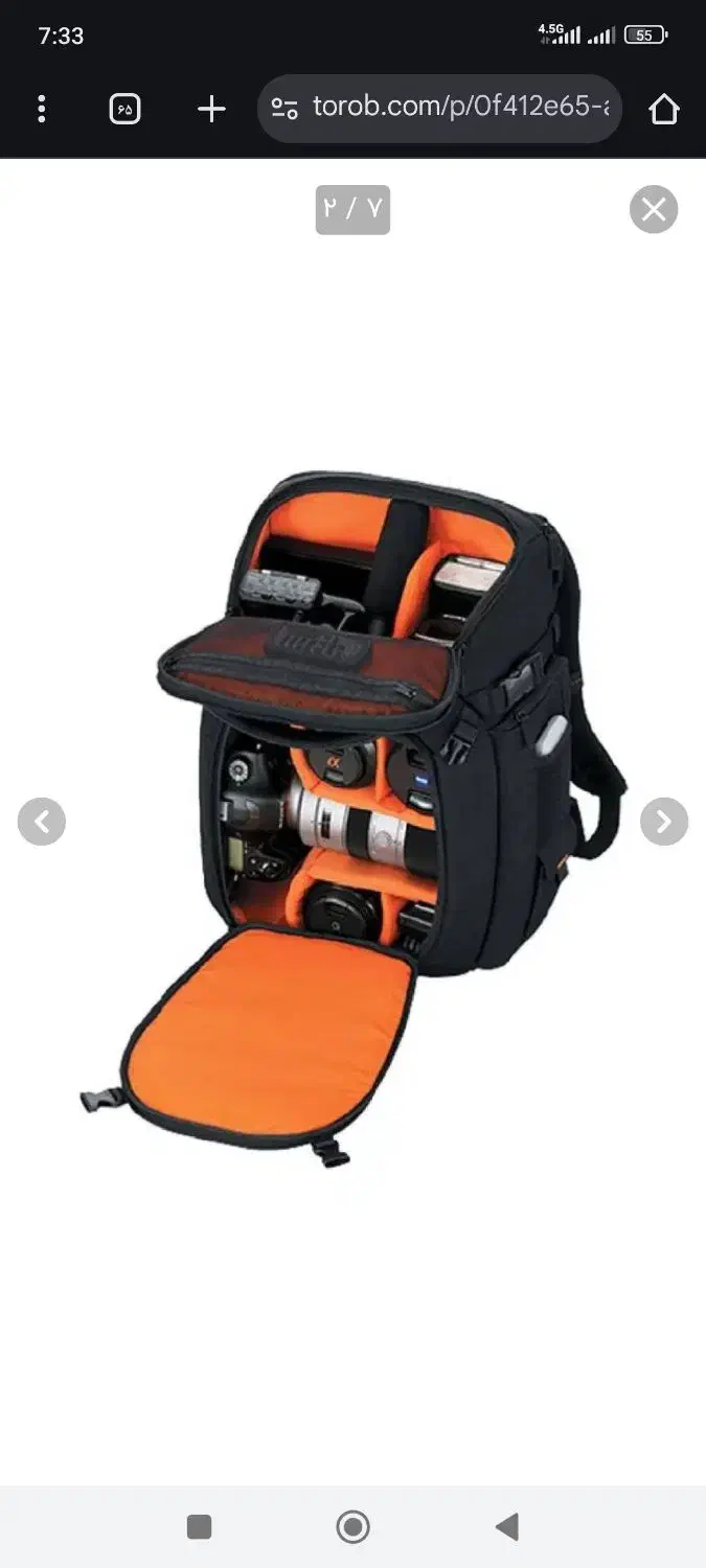 کوله پشتی دوربین سونی اورجینال|دوربین عکاسی و فیلم‌برداری|اهواز, پادادشهر|دیوار