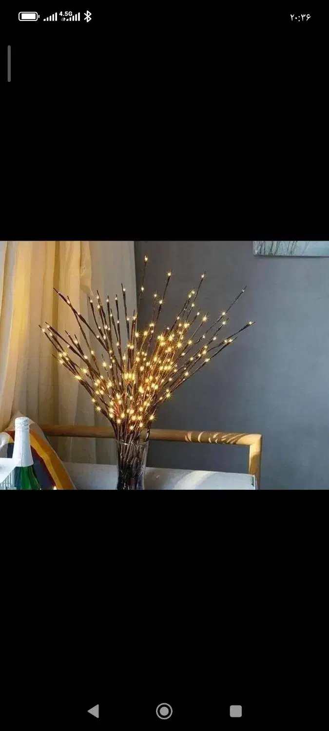 چراغ خواب یلدا و شاخه ای|ریسه و چراغ تزئینی|اهواز, کوی مهدیس|دیوار