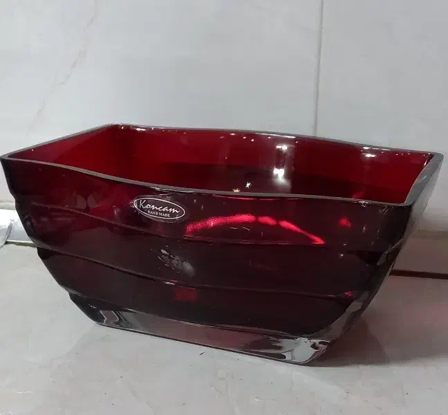 ظرف کریستال زرشکی|ظروف سرو و پذیرایی|تهران, سازمان آب|دیوار