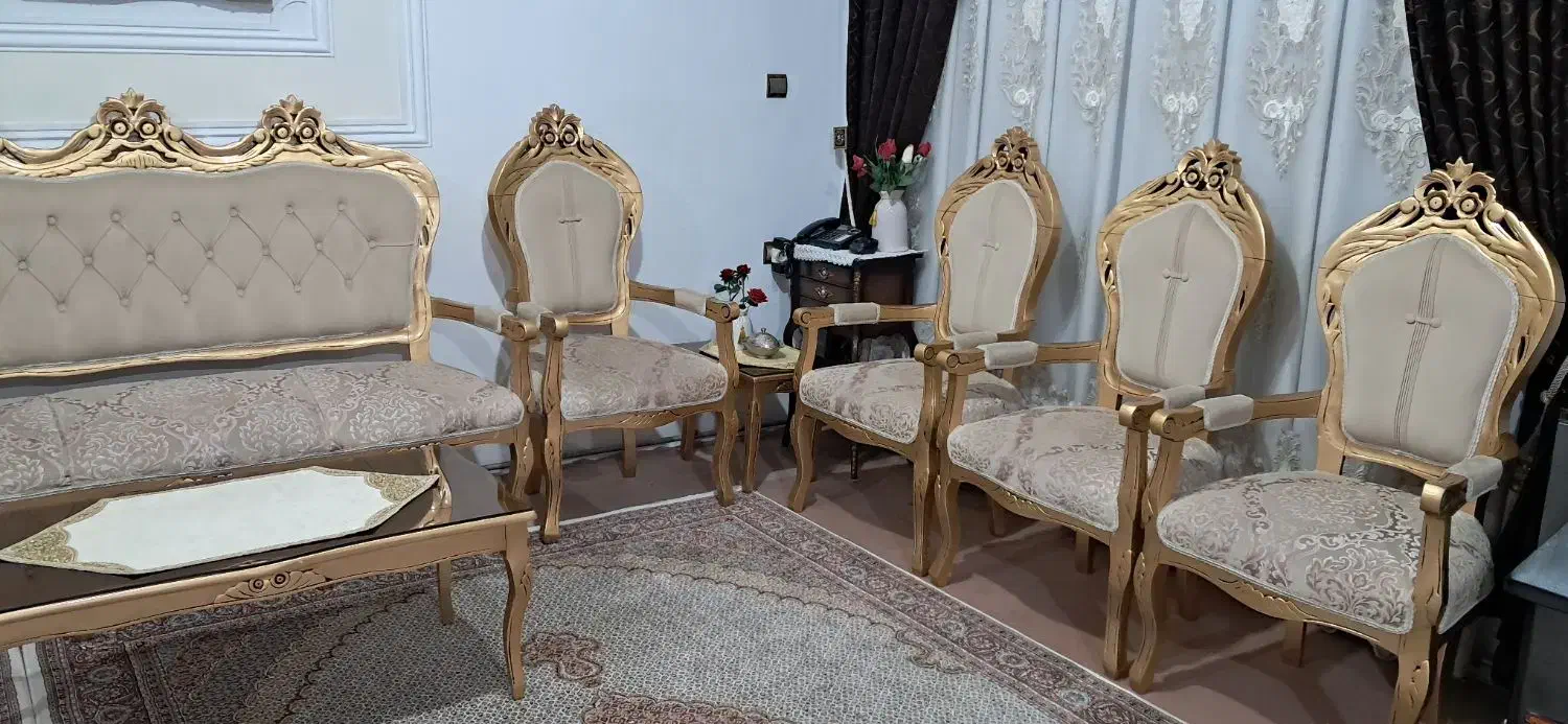 مبل مدل فرحی|مبلمان خانگی و میز عسلی|ارزوئیه, |دیوار