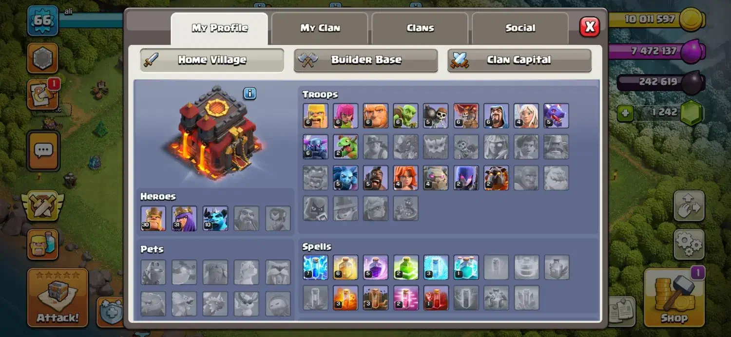 اکانت کلش آف کلنز|کنسول، بازی ویدئویی و آنلاین|تبریز, |دیوار