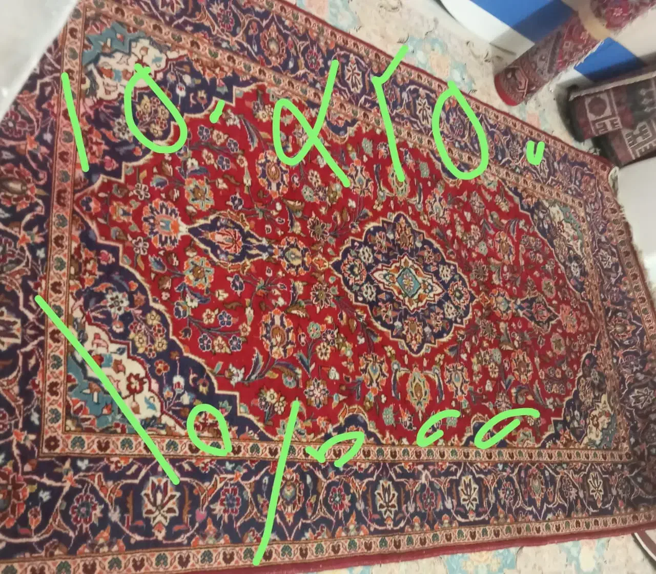 چند عدد فرش دستبافت سالم|فرش|شهریار, کهنز|دیوار