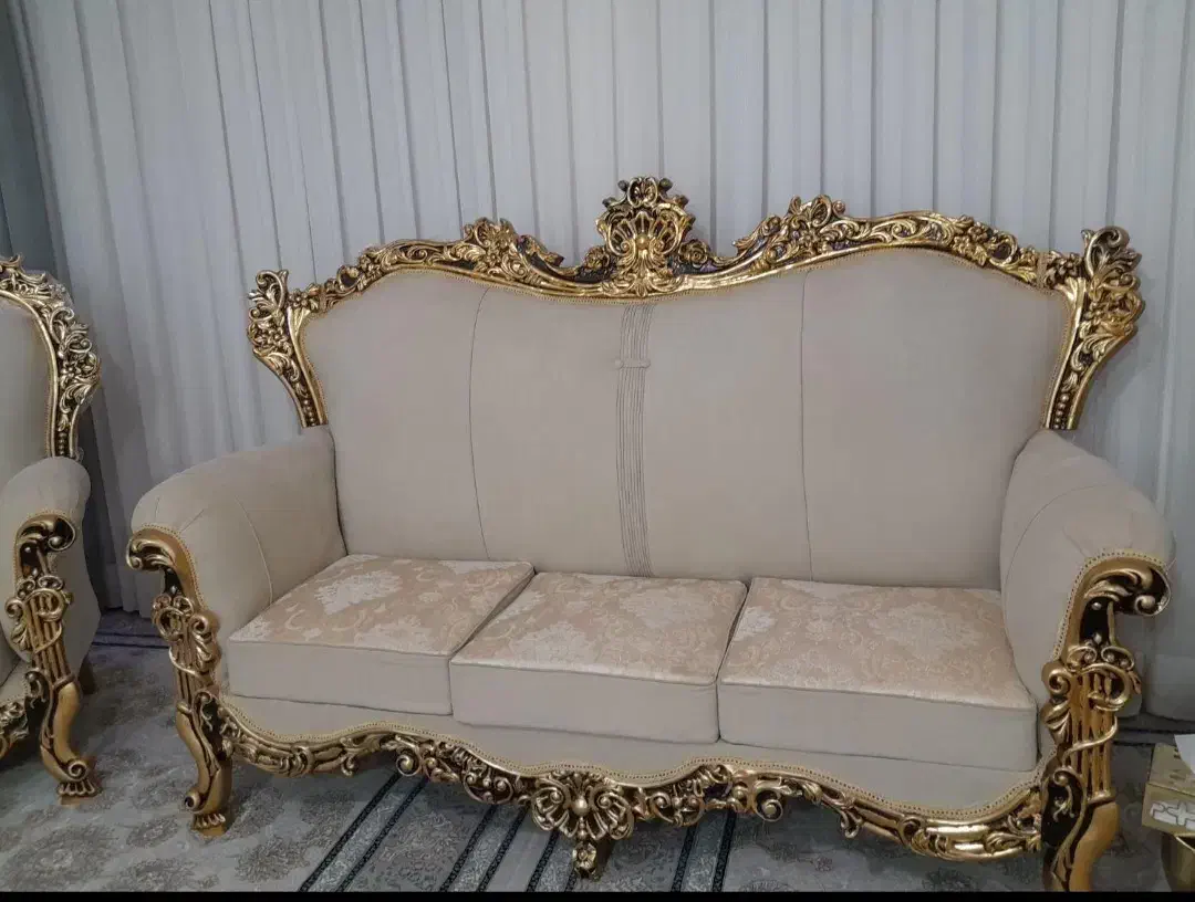 مبلمان ۷ نفره|مبلمان خانگی و میز عسلی|جغتای, |دیوار