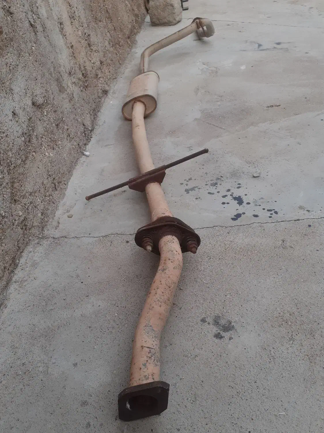 اگزوز تیبا وساینا کاملا سالم و یک عدد باربند نیسان|قطعات یدکی و لوازم جانبی|مسجد سلیمان, |دیوار