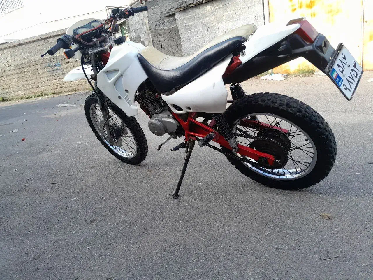 موتور تریل قسطی معاوضه هم میکنم|موتورسیکلت|رشت, دروازه لاکان|دیوار