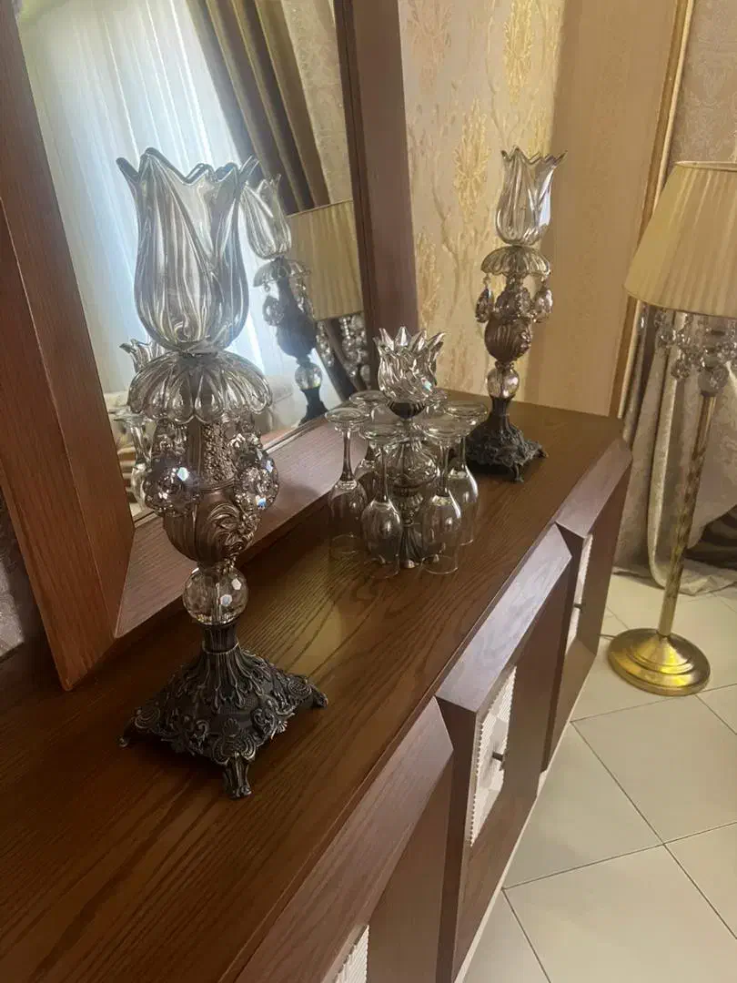 شمعدان جفت|صنایع دستی و سایر لوازم تزئینی|شهریار, شهرک وائین|دیوار