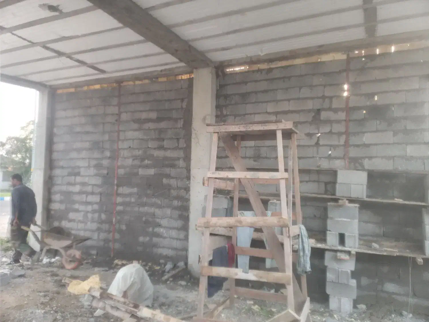 بلوک چینی ، سیمان کاری ، سفال چینی|خدمات پیشه و مهارت|فومن, |دیوار