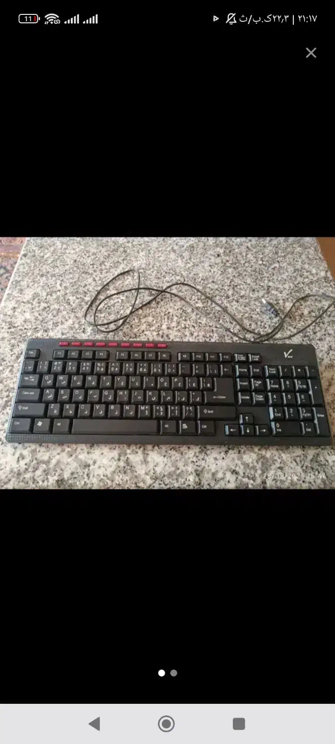 کیبورد در حد نو|قطعات و لوازم جانبی رایانه|اردبیل, |دیوار