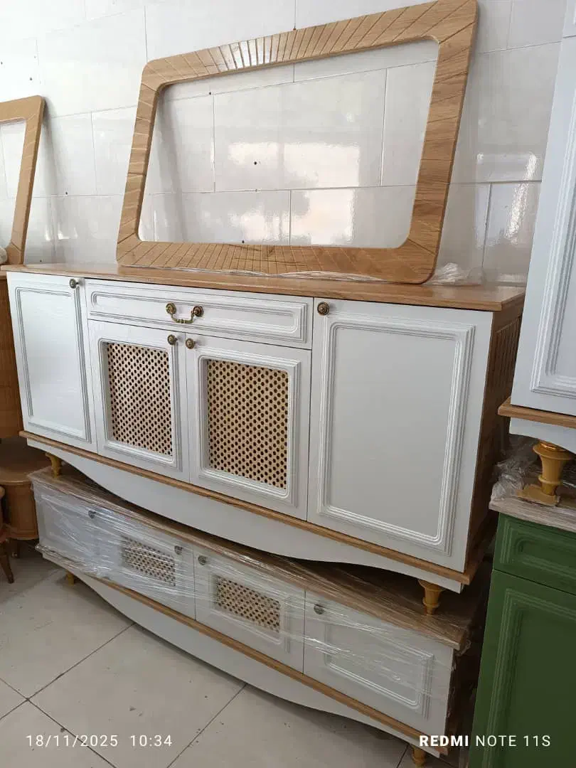 ست میز تلوزیون و آینه و کنسول و جاکفشی حصیری 2025|میز تلویزیون|مرودشت, فاز دوم شهرک فرهنگیان|دیوار