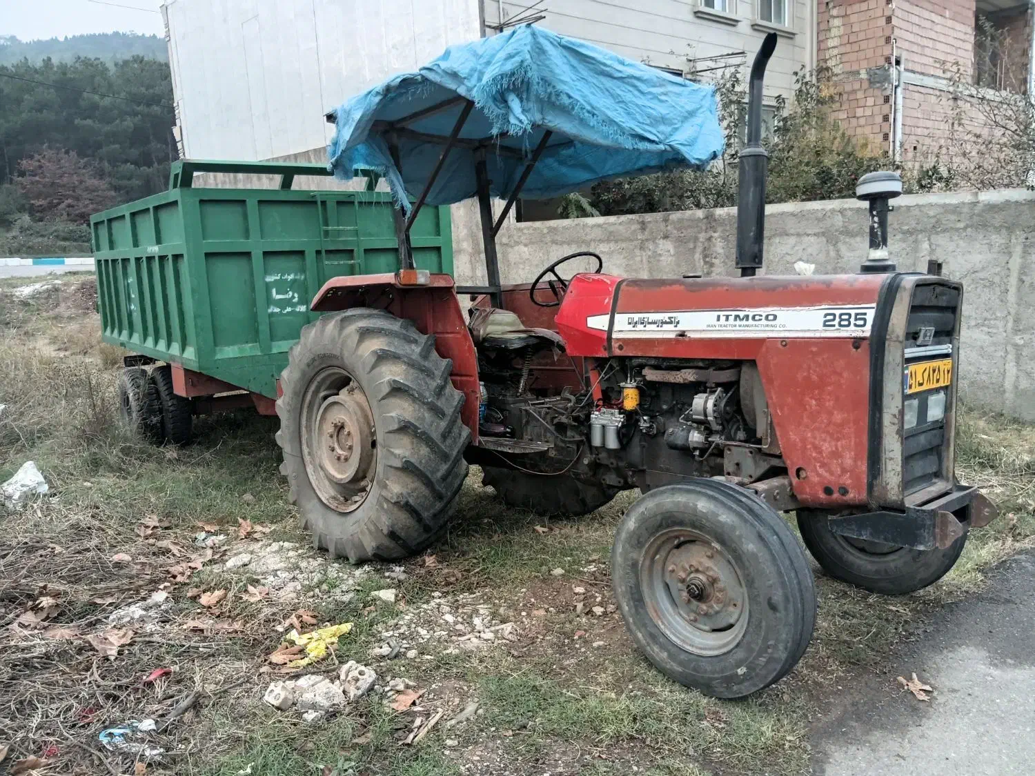 تراکتور ۷۱و تریلی آس آس|خودرو سنگین|نوده خاندوز, |دیوار