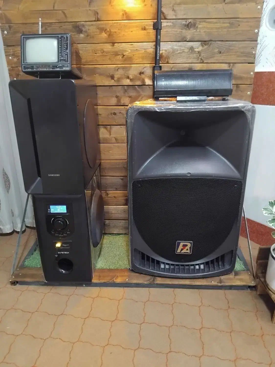 سیستم صوتی بمب با لوازم|سیستم صوتی خانگی|بروجرد, |دیوار