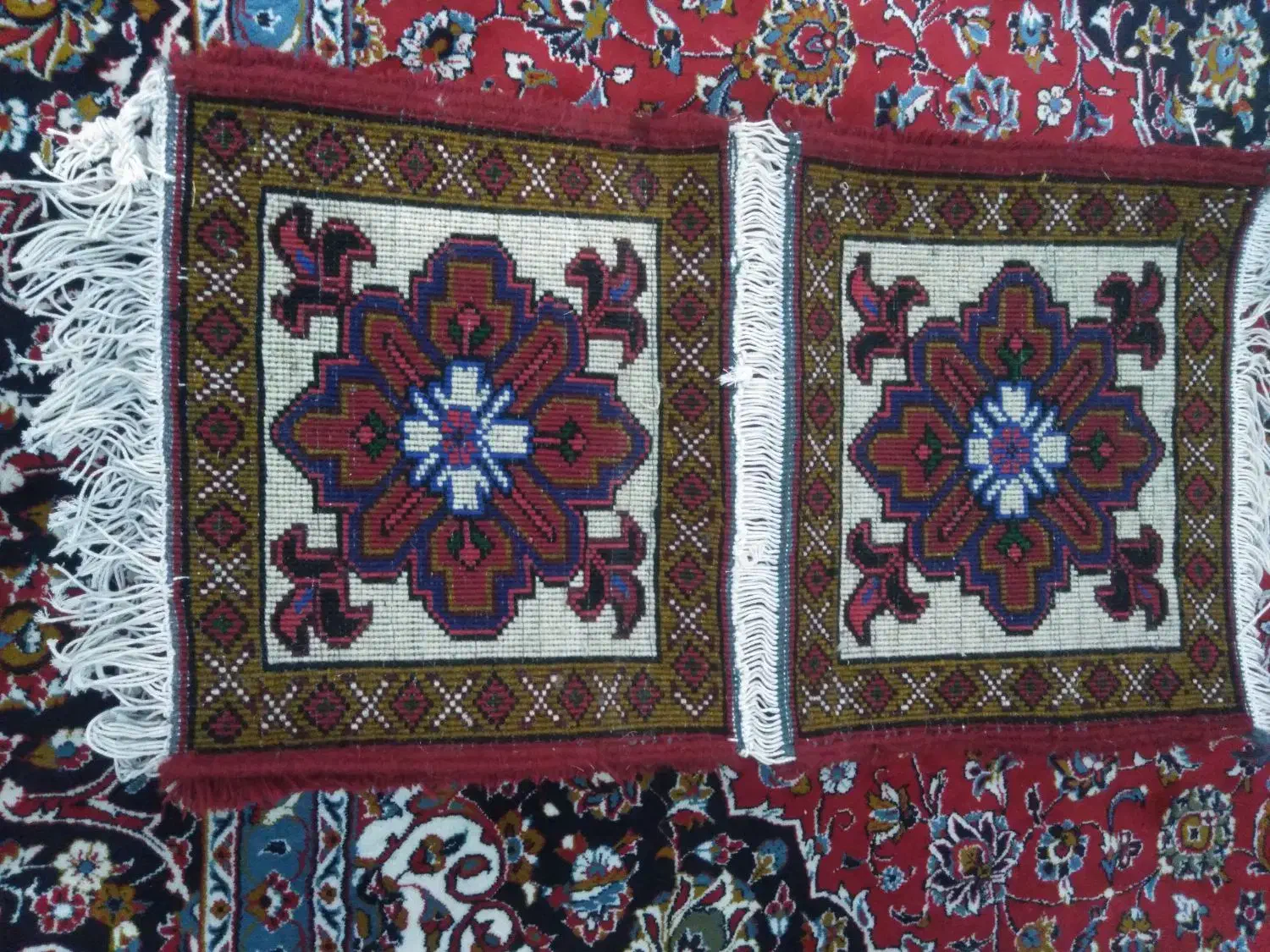 فرش صندلی یا پا دری|فرش|خواجه, |دیوار