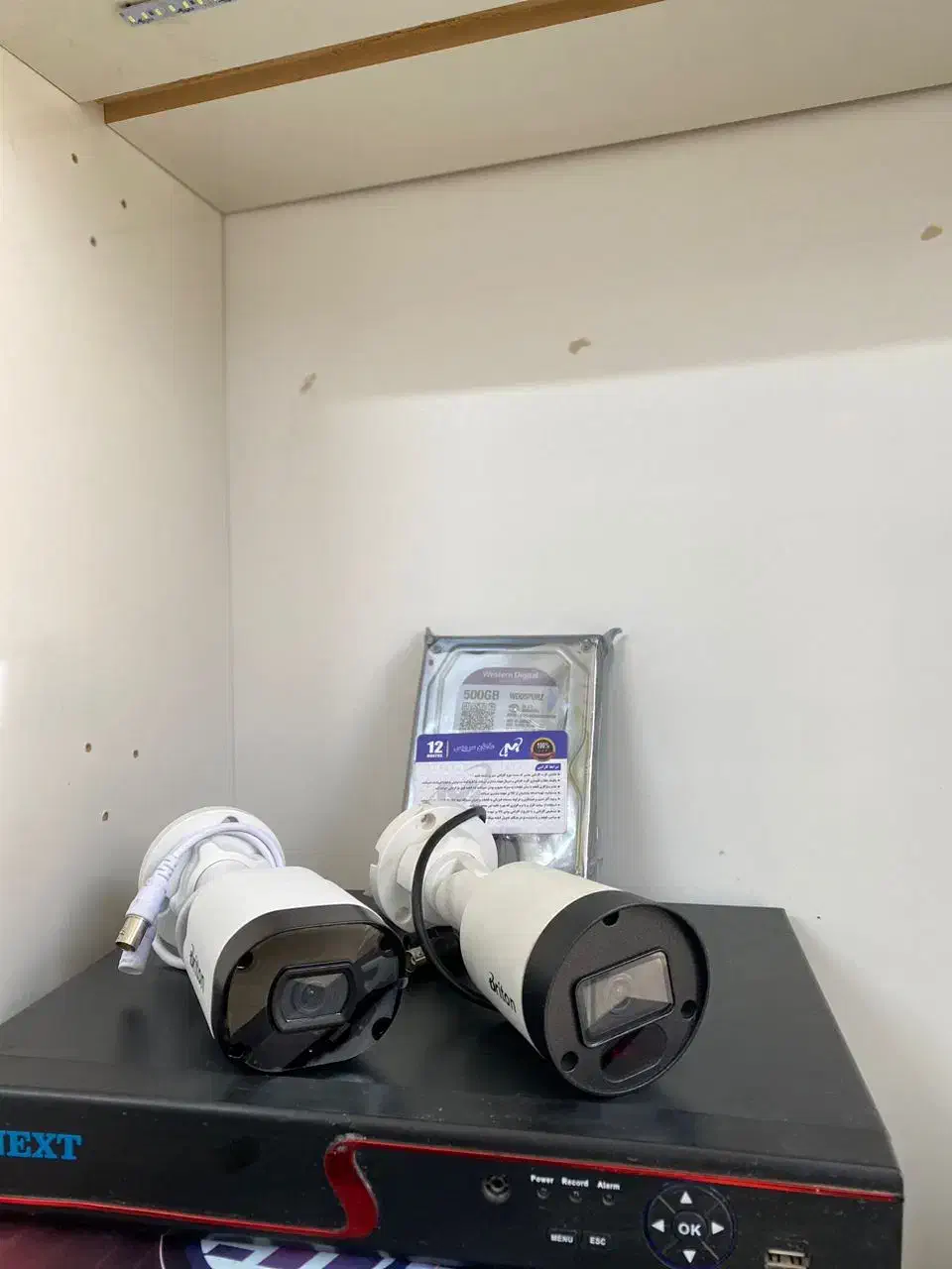 ۲عدد دوربین دید در شب|دوربین مداربسته|سلماس, |دیوار