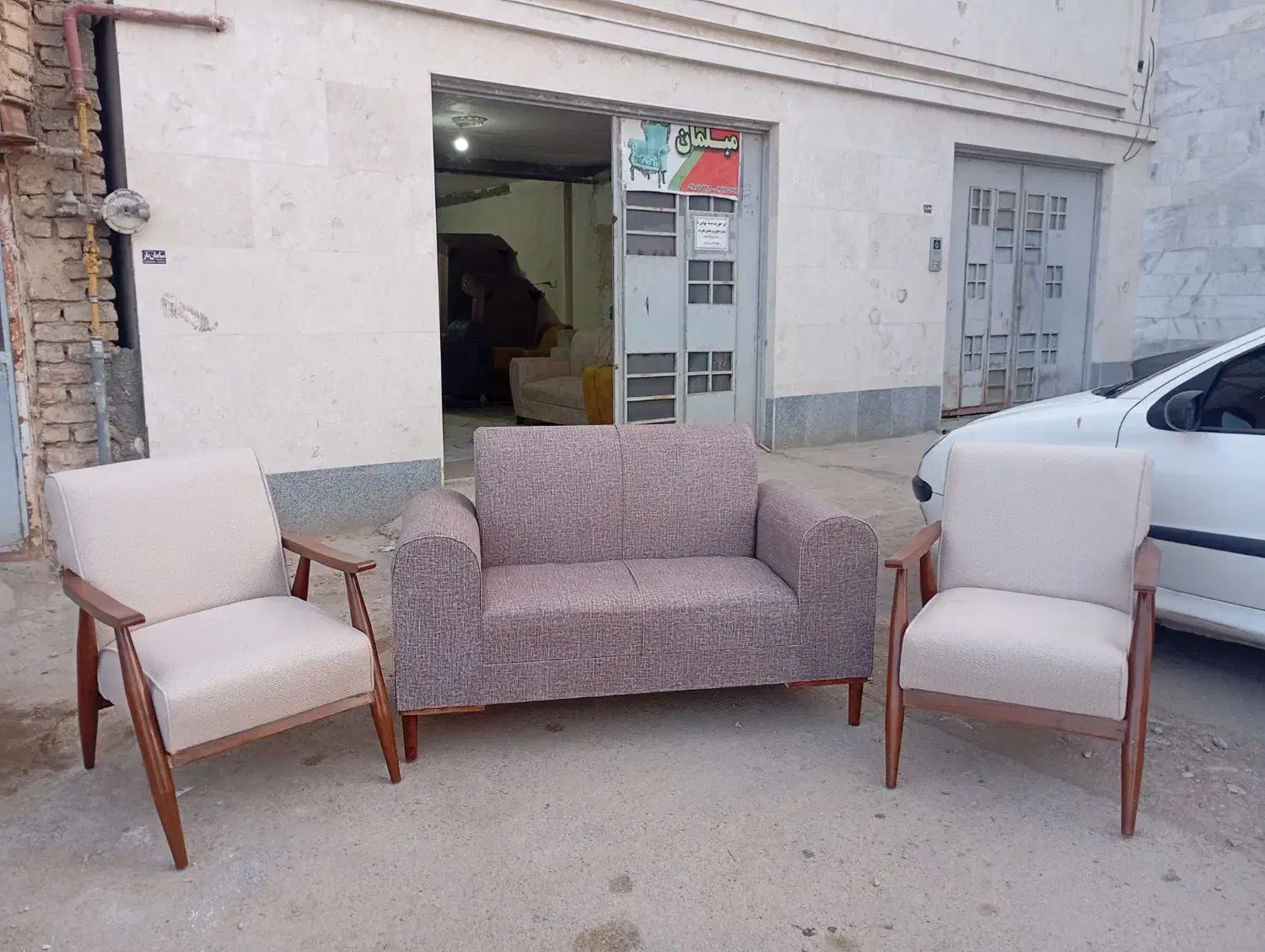 مبلمان هفت نفره بلوط|مبلمان خانگی و میز عسلی|بجنورد, |دیوار