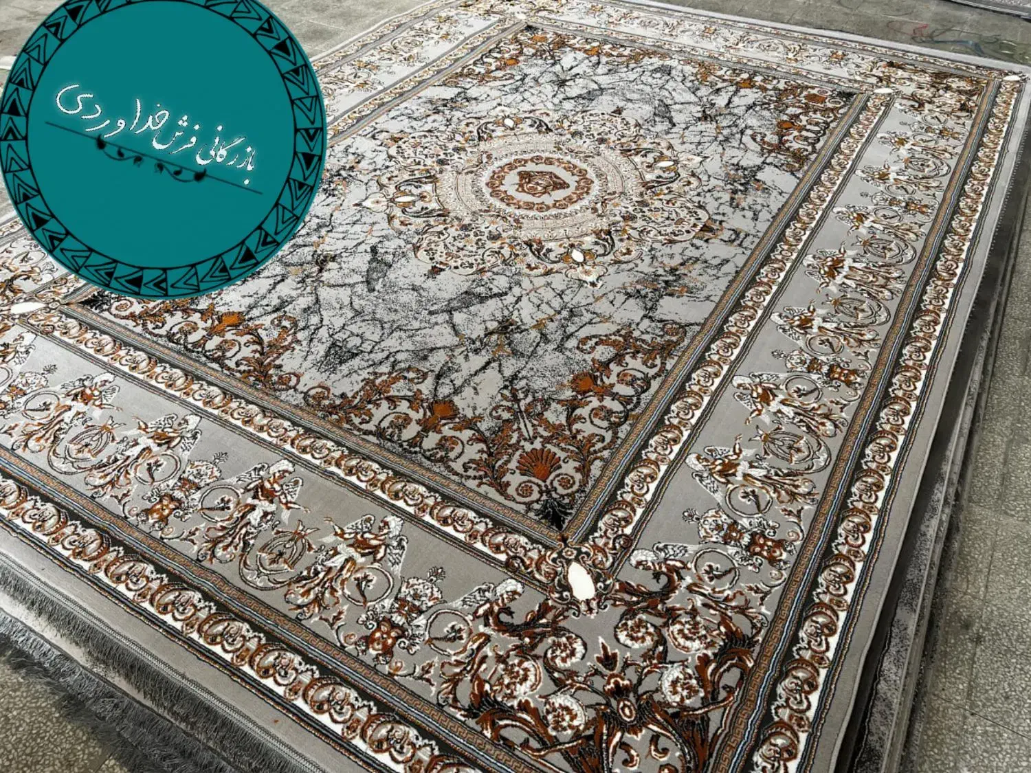 فرش جبالبارز (کاشان)|فرش|کرمان, |دیوار