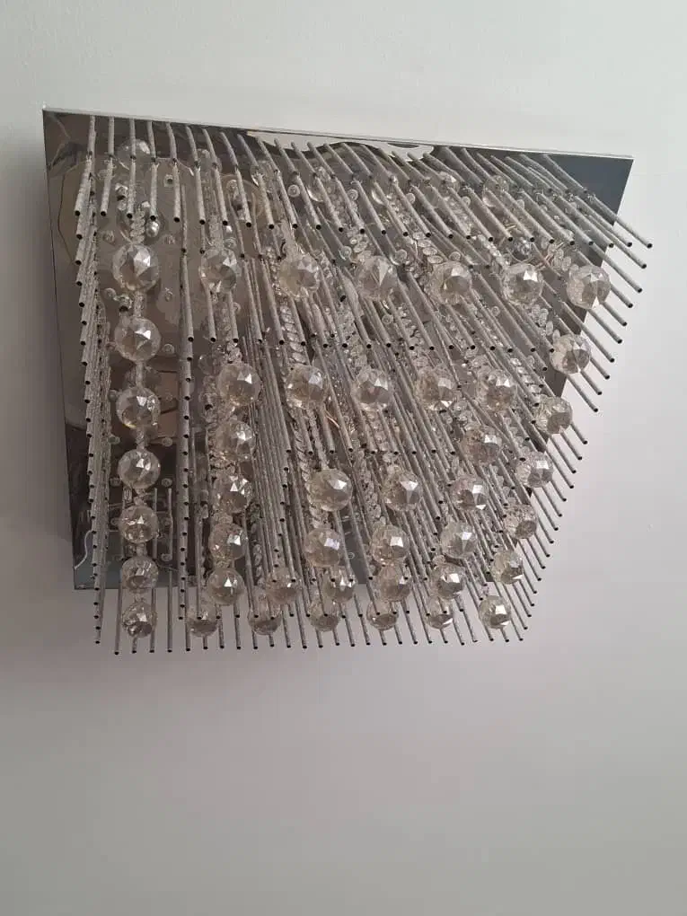 لوستر سقفی مربعی ال ای دی|لوستر و چراغ آویز|پردیس, فاز ۴|دیوار