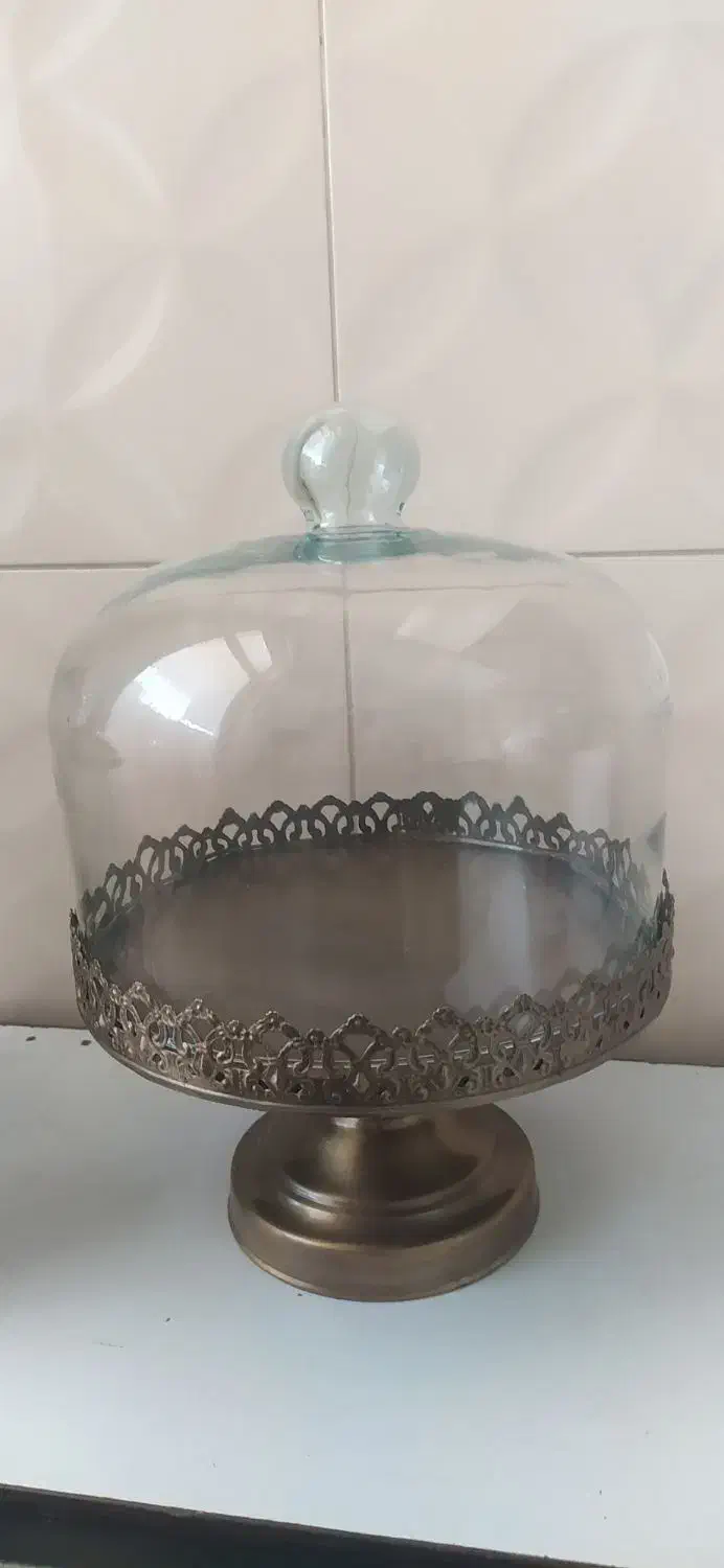 ظرف پایه دارکیک و بانگه|ظروف سرو و پذیرایی|قزوین, |دیوار