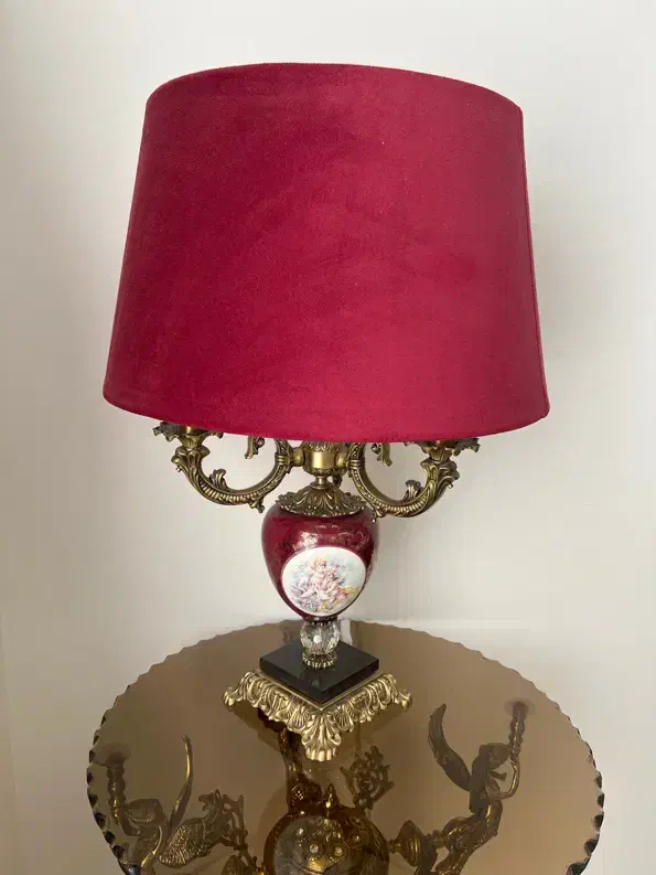 ایاژور برنج سرامیک سه شعله|لوستر و چراغ آویز|تهران, پونک|دیوار